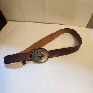 Brave vintage leather belt size 32 in VGUC